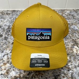 Surfboard Yellow Patagonia Trucker Hat Mid Crown. Adjustable. Never worn. Unisex